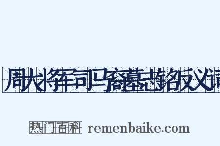 周大将军司马裔墓志铭反义词是什么意思的图片